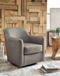 Bradney Fossil Swivel Accent Chair by Ashley at Eve Furniture