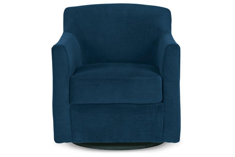 Bradney Ink Swivel Accent Chair by Ashley at Eve Furniture