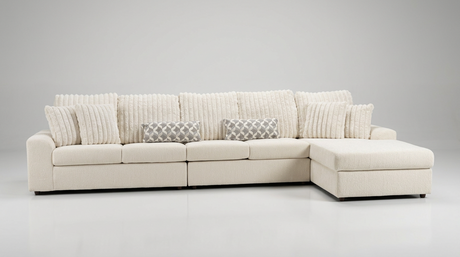 Brady Beige 3-Piece Sectional by New Era Innovations at Eve Furniture