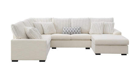 Brady Beige 4-piece Sectional by New Era Innovations at Eve Furniture
