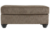 Braemar Brown Ottoman by Ashley at Eve Furniture