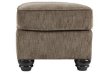 Braemar Brown Ottoman by Ashley at Eve Furniture