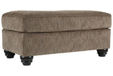 Braemar Brown Ottoman by Ashley at Eve Furniture