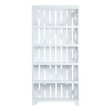 Brambleton White Bookcase by Crestview at Eve Furniture