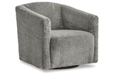 Bramner Charcoal Accent Chair by Ashley at Eve Furniture