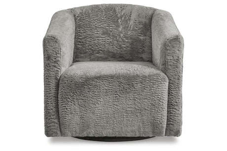 Bramner Charcoal Accent Chair by Ashley at Eve Furniture
