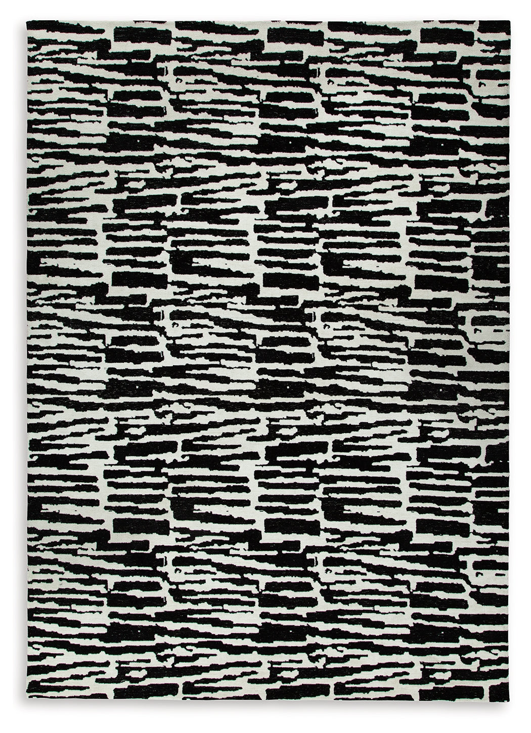 Bramshaw Black/Ivory Extra Large Rug by Ashley at Eve Furniture
