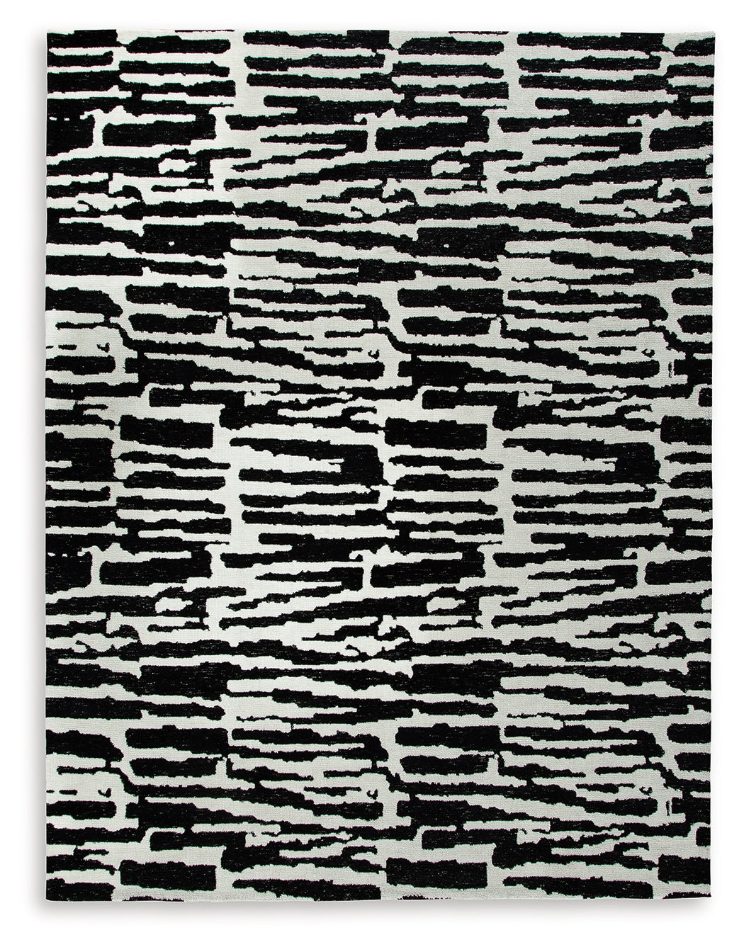 Bramshaw Black/Ivory Large Rug by Ashley at Eve Furniture