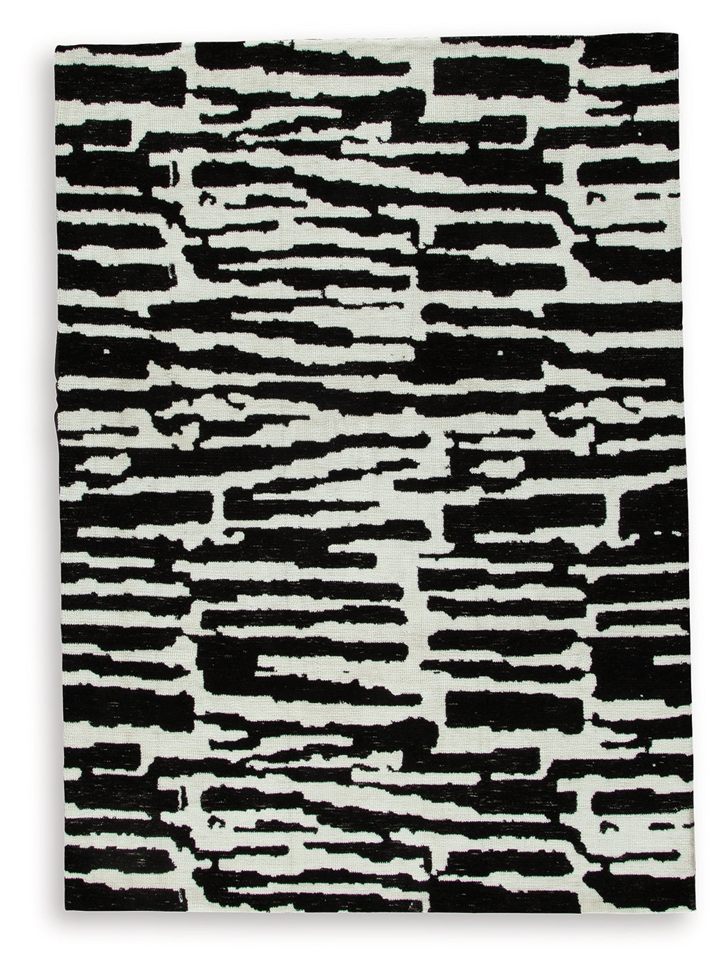 Bramshaw Black/Ivory Medium Rug by Ashley at Eve Furniture