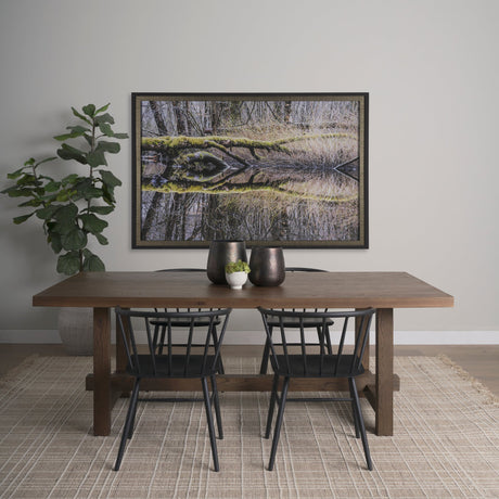 Branchscape Moss - Reflect by Mikael Svensson a Framed Photo Art Print Matted under Glass by Mercana at Eve Furniture