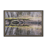 Branchscape Moss - Reflect by Mikael Svensson a Framed Photo Art Print Matted under Glass by Mercana at Eve Furniture