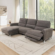 Brande Brown Power Sectional with Left Chaise by Furniture of America at Eve Furniture