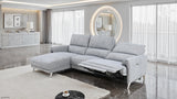 Brande Gray Power Sectional with Left Chaise by Furniture of America at Eve Furniture