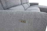 Brande Gray Power Sectional with Right Chaise by Furniture of America at Eve Furniture
