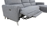 Brande Gray Power Sectional with Right Chaise by Furniture of America at Eve Furniture