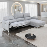 Brande Gray Power Sectional with Right Chaise by Furniture of America at Eve Furniture