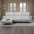 Brande Light Gray Power Sectional with Left Chaise by Furniture of America at Eve Furniture