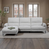 Brande Light Gray Power Sectional with Left Chaise by Furniture of America at Eve Furniture