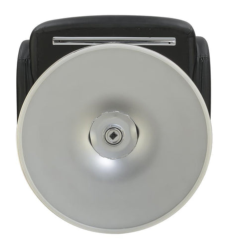 Brandi Black and Chrome 29" Adjustable Height Bar Stool by Coaster at Eve Furniture