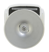 Brandi Chrome and White 29" Adjustable Height Bar Stool by Coaster at Eve Furniture