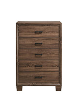 Brandon Medium Warm Brown 5-Drawer Chest