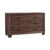 Brandon Medium Warm Brown 6-Drawer Dresser