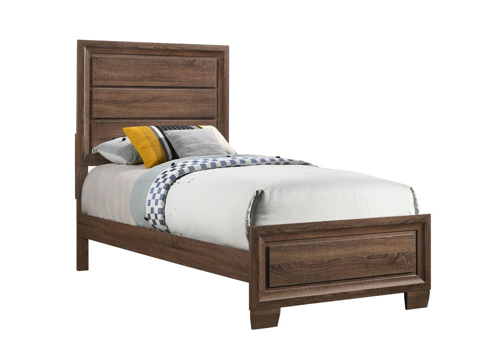 Brandon Medium Warm Brown Panel Youth Bedroom Set