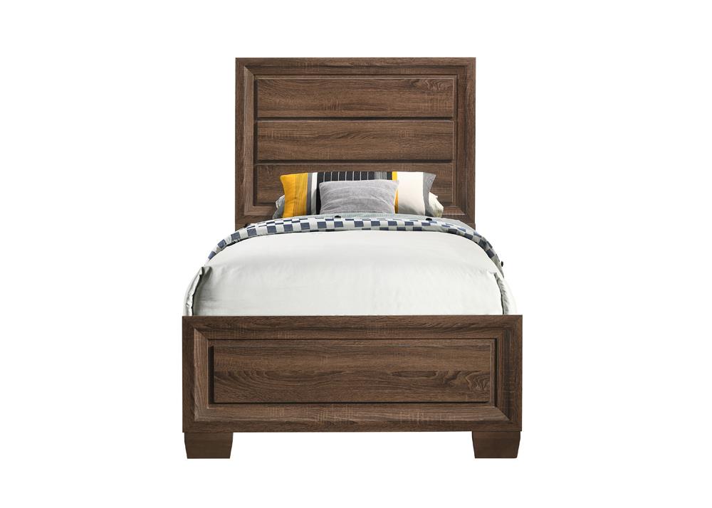 Brandon Medium Warm Brown Panel Youth Bedroom Set