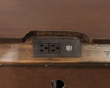 Brandt Brown Cherry Night Stand by Furniture of America at Eve Furniture