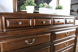 Brandt Brown Cherry Dresser by Furniture of America at Eve Furniture