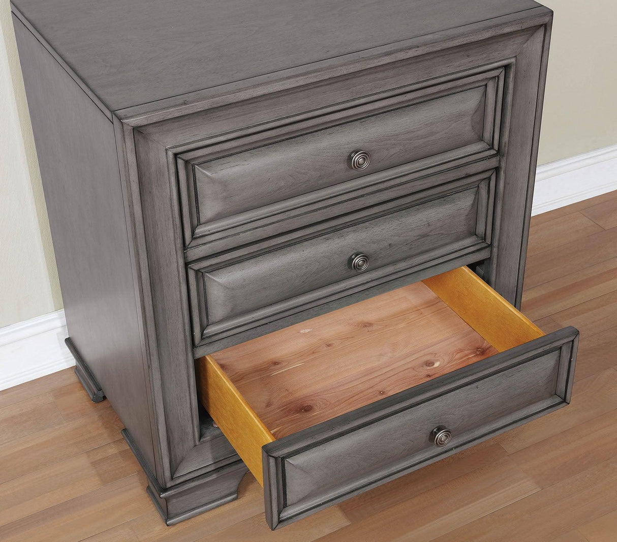 Brandt Gray Chest by Furniture of America at Eve Furniture