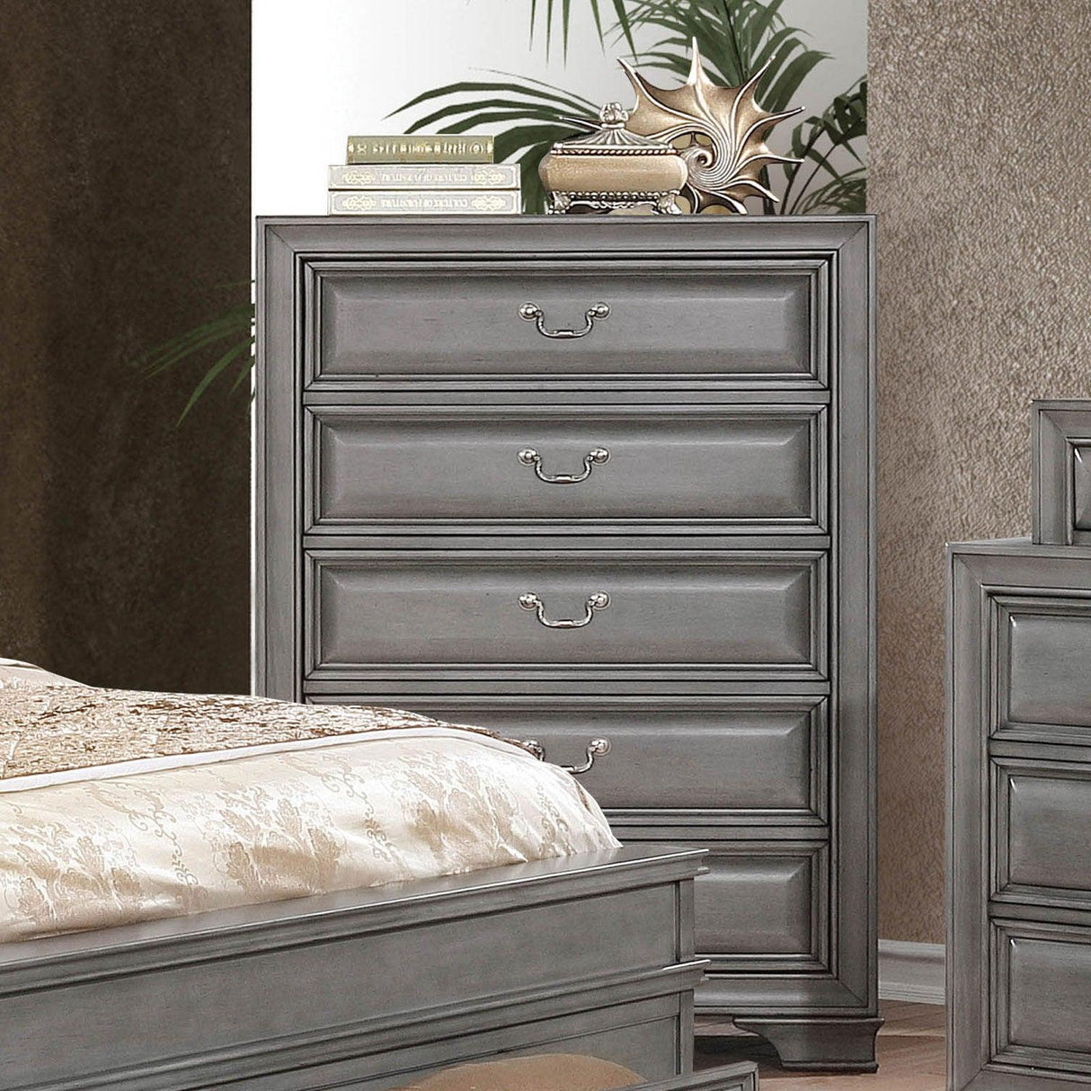 Brandt Gray Chest by Furniture of America at Eve Furniture
