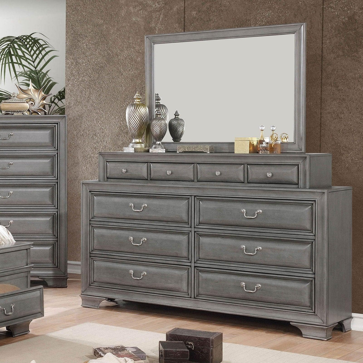 Brandt Gray Dresser by Furniture of America at Eve Furniture