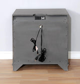 Brandt Gray Night Stand by Furniture of America at Eve Furniture