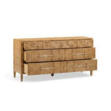 Brandyss 62" Burl 7-Drawer Dresser by TOV Furniture at Eve Furniture