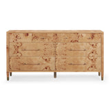 Brandyss 62" Burl 7-Drawer Dresser by TOV Furniture at Eve Furniture