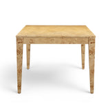 Brandyss 90" Natural Burl Rectangular Dining Table by TOV Furniture at Eve Furniture