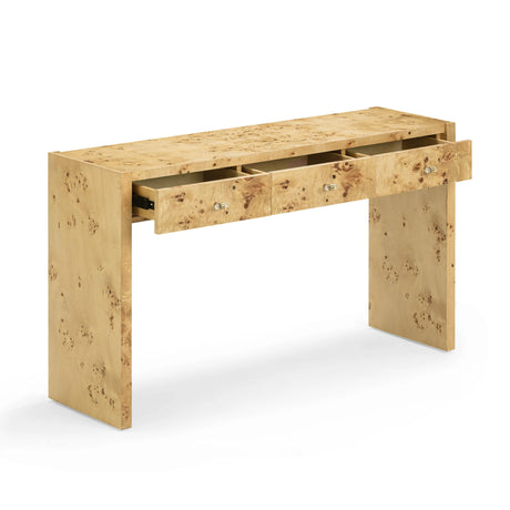 Brandyss Burl Console Table by TOV Furniture at Eve Furniture