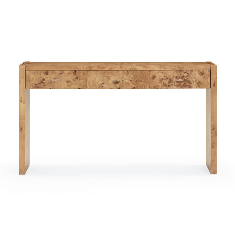 Brandyss Burl Console Table by TOV Furniture at Eve Furniture