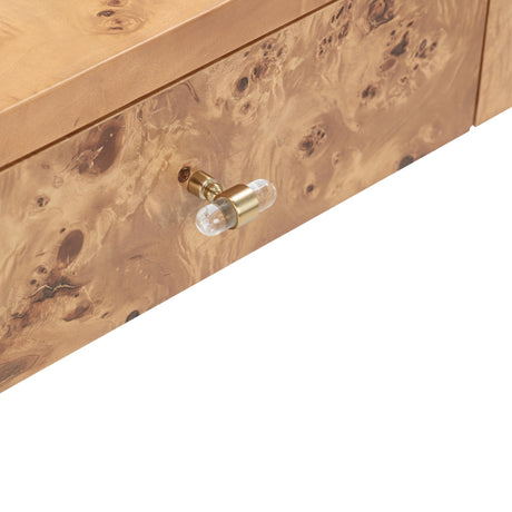 Brandyss Burl Console Table by TOV Furniture at Eve Furniture