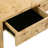 Brandyss Burl Console Table by TOV Furniture at Eve Furniture