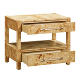 Brandyss Burl Nightstand by TOV Furniture at Eve Furniture