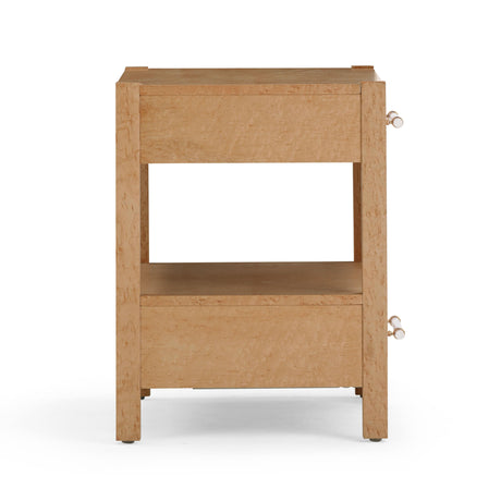 Brandyss Burl Nightstand by TOV Furniture at Eve Furniture