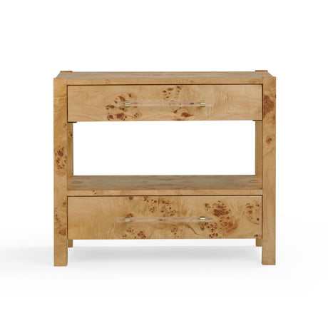 Brandyss Burl Nightstand by TOV Furniture at Eve Furniture
