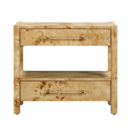Brandyss Burl Nightstand by TOV Furniture at Eve Furniture