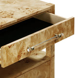 Brandyss Burl Nightstand by TOV Furniture at Eve Furniture