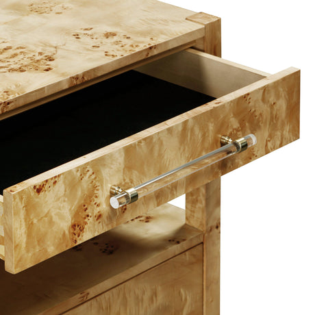 Brandyss Burl Nightstand by TOV Furniture at Eve Furniture