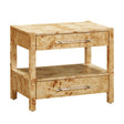 Brandyss Burl Nightstand by TOV Furniture at Eve Furniture
