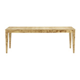 Brandyss Natural Burl 90" Rectangular Dining Table by TOV Furniture at Eve Furniture