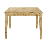 Brandyss Natural Burl 90" Rectangular Dining Table by TOV Furniture at Eve Furniture